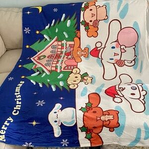Cinnamoroll Family Full Size Christmas Blanket Bundle